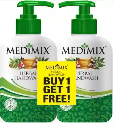 MEDIMIX Herbal Handwash - Buy 1 Get 1 Hand Wash Pump Dispenser (570 g)